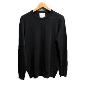 NN07 Black New Barca 6630 Merino Wool Men's Crew Sweater‎ Size Medium